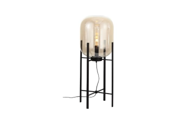 SL1050.515.01 Торшер ST-Luce Черный/Коньячный E27 1*40W (из 2-х коробок)
