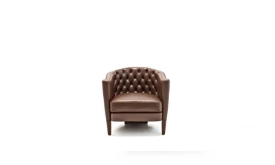 Кресло На Деревянном Каркасе Обитое Кожей Или Тканью Rich, Moroso