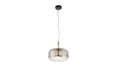SL1053.243.01 Светильник подвесной ST-Luce Золотистый/Дымчатый LED 1*9W 3000K