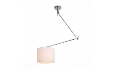 SL460.102.01 Светильник потолочный ST-Luce Хром/Белый E27 1*60W (из 2-х коробок)