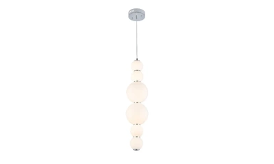 SL1583.103.01 Светильник подвесной ST-Luce Хром/Белый LED 1*24W 3000K