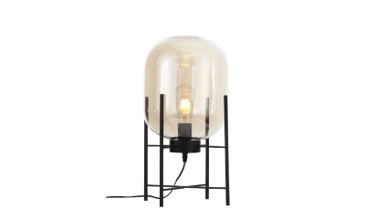 SL1050.505.01 Прикроватная лампа ST-Luce Черный/Коньячный E27 1*40W (из 2-х коробок)