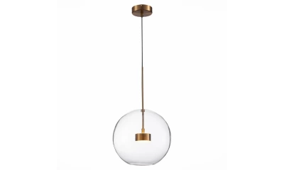SL1133.223.01 Светильник подвесной ST-Luce Латунь/Прозрачный LED 1*14W 3000K