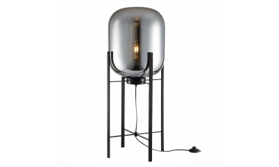 SL1050.715.01 Торшер ST-Luce Черный/Дымчатый E27 1*40W