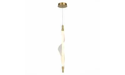 SL6109.213.01 Светильник подвесной ST-Luce Золотистый/Белый LED 1*25W 3000K