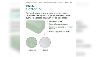 Наматрасник Вегас Cotton S1-1