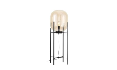 SL1050.525.01 Торшер ST-Luce Черный/Коньячный E27 1*40W (из 2-х коробок)