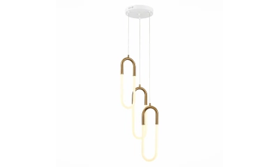SL1579.303.03 Светильник подвесной ST-Luce Латунь/Латунь, Белый LED 3*14W 3000K