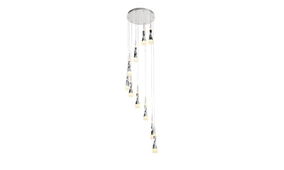 SL405.103.10 Светильник подвесной ST-Luce Хром/Белый, Хром LED 10*7W 3000K