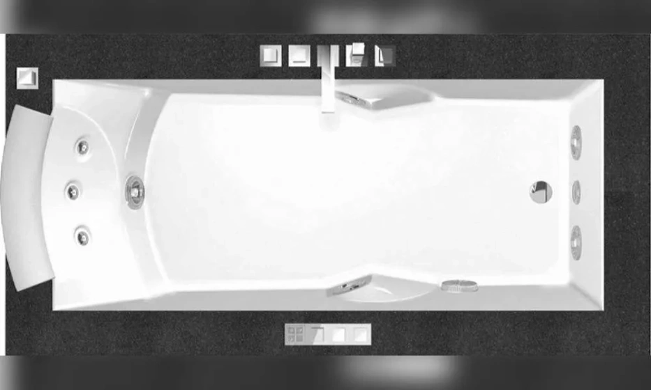 Акриловая Ванна Jacuzzi Aura Uno 180X90 9F43-344A - фото 1