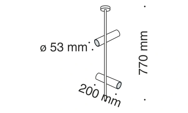 Потолочный Светильник Technical C021Cl-02W