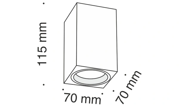 Потолочный Светильник Technical C011Cl-01W
