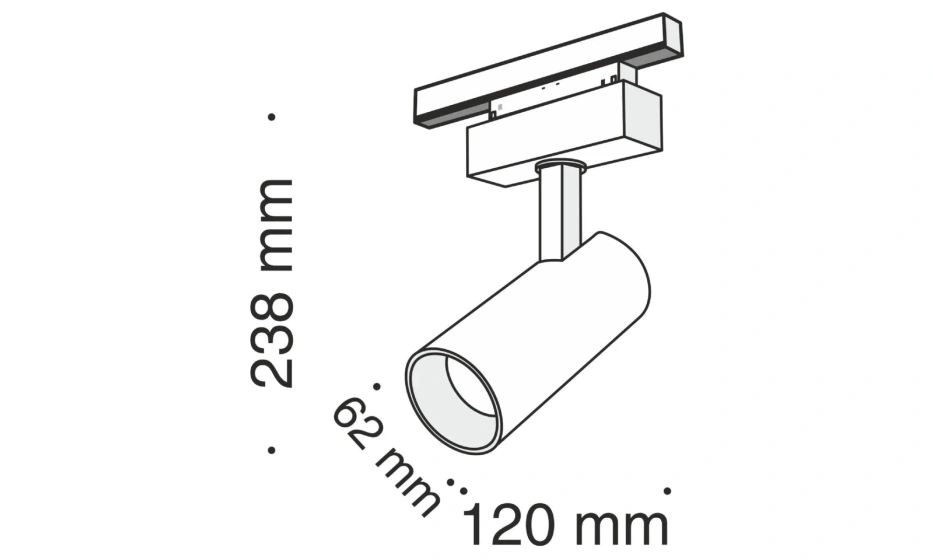 Трековый Светильник Technical Tr019-2-15W3K-B - фото 2