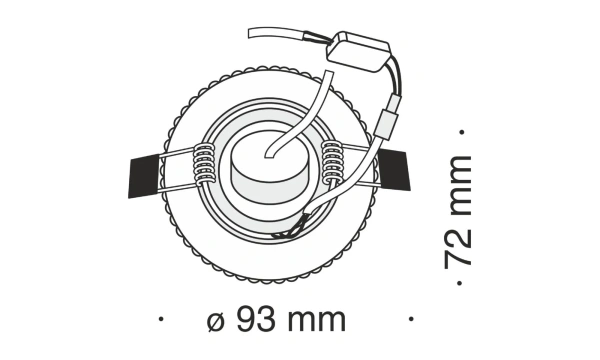 Встраиваемый Светильник Technical Dl294-5-3W-Wc