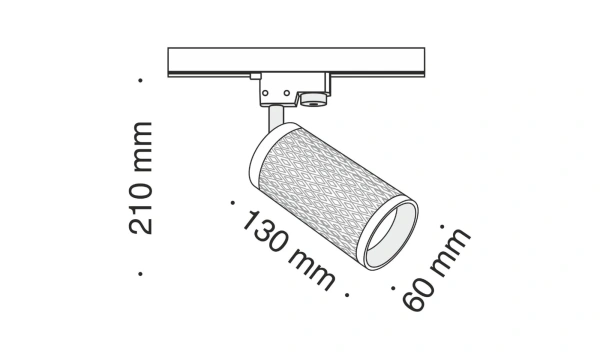 Трековый Светильник Technical Tr011-1-Gu10-G