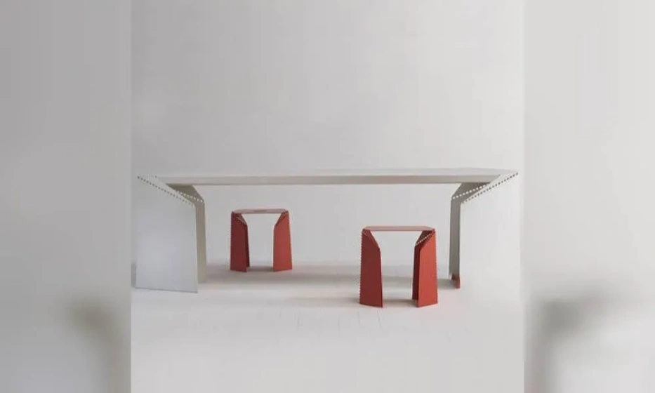 Стол Обеденный Из Алюминия Bent, Moroso - фото 1