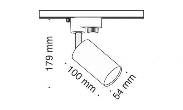 Трековый Светильник Technical Tr002-1-Gu10-W