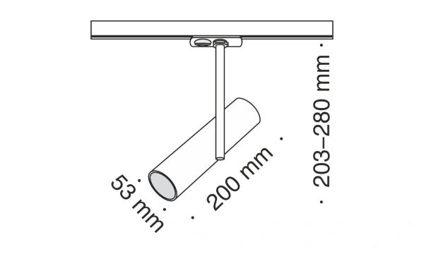 Трековый Светильник Technical Tr005-1-Gu10-W