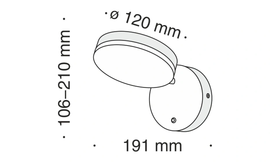 Бра Technical Mod070Wl-L8B3K - фото 7