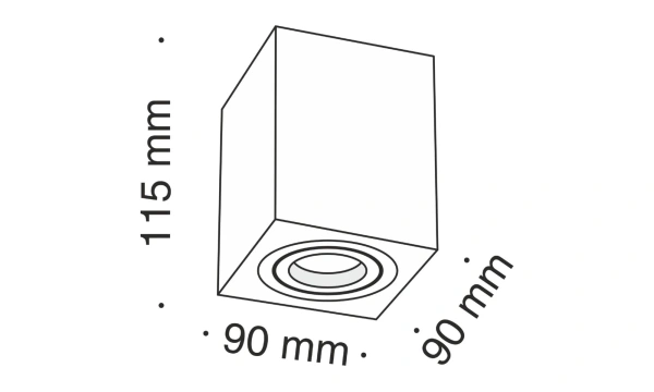 Потолочный Светильник Technical C017Cl-01B