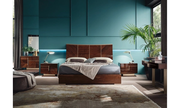 Комплект мебели в спальню Alf Group Bellagio (Кровать 180x200, комод, 2 тумбы).