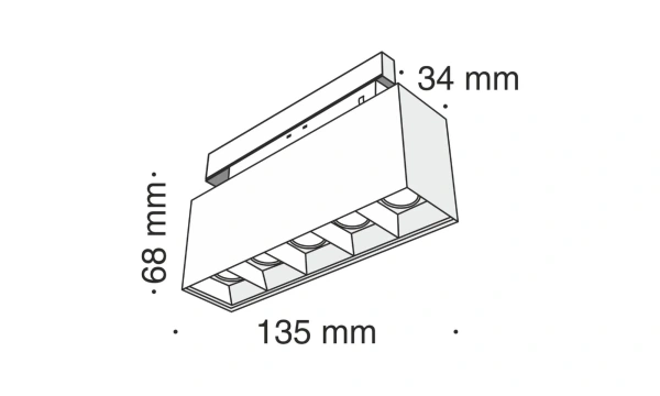 Трековый Светильник Technical Tr014-2-10W3K-B
