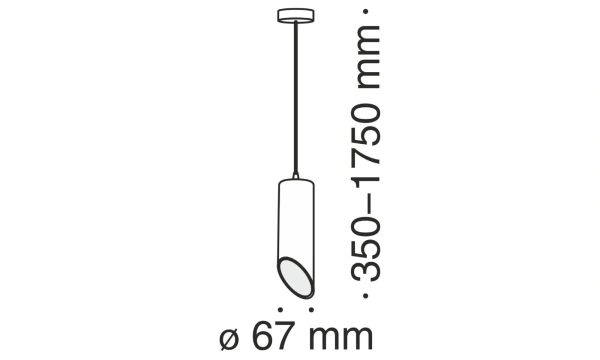 Подвесной Светильник Technical P026Pl-01B
