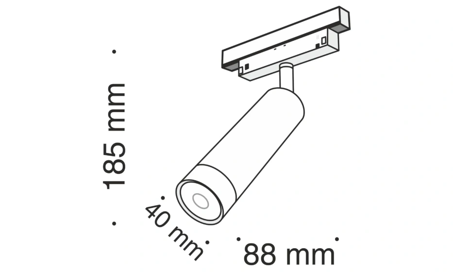 Трековый Светильник Technical Tr019-2-7W4K-B - фото 3