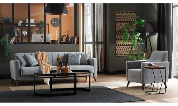 Диван 3Х Местный Loft Turkey 228X89X80
