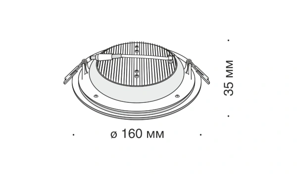 Встраиваемый Светильник Technical Dl304-L12W
