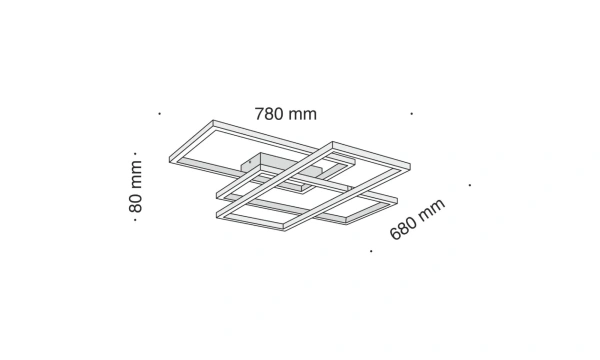 Потолочный Светильник Technical Mod015Cl-L80W4K