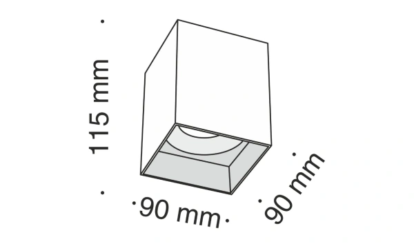 Потолочный Светильник Technical C015Cl-01W