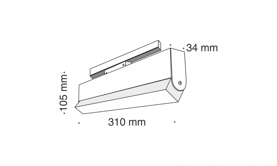 Трековый Светильник Technical Tr013-2-20W4K-B - фото 3