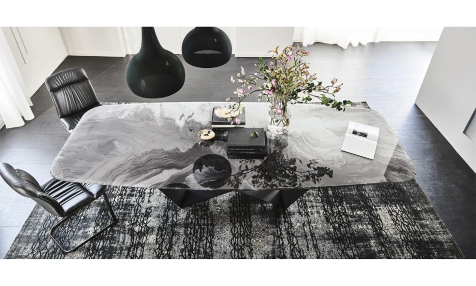 Стол обеденный Skorpio Crystalart Cattelan Italia - фото 2