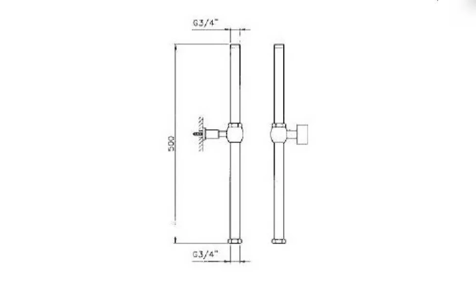Удлинитель Для Душевой Стойки Nicolazzi 5606 Cr - фото 1