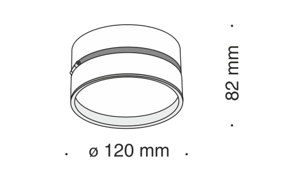 Потолочный Светильник Technical C024Cl-L18W4K