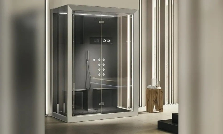 Душевая Кабина Jacuzzi Frame In2 9448-27619 Черн/Хром - фото 1
