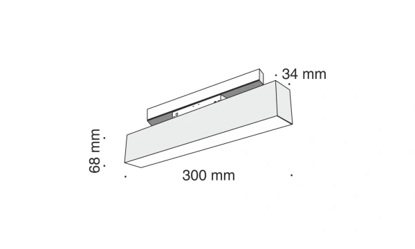 Трековый Светильник Technical Tr012-2-12W3K-B