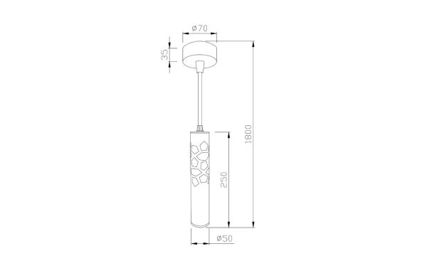 Подвесной Светильник Technical P037Pl-L11W4K