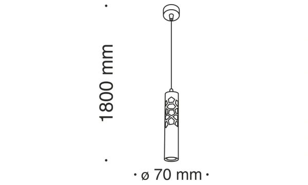 Подвесной Светильник Technical P037Pl-L11B4K