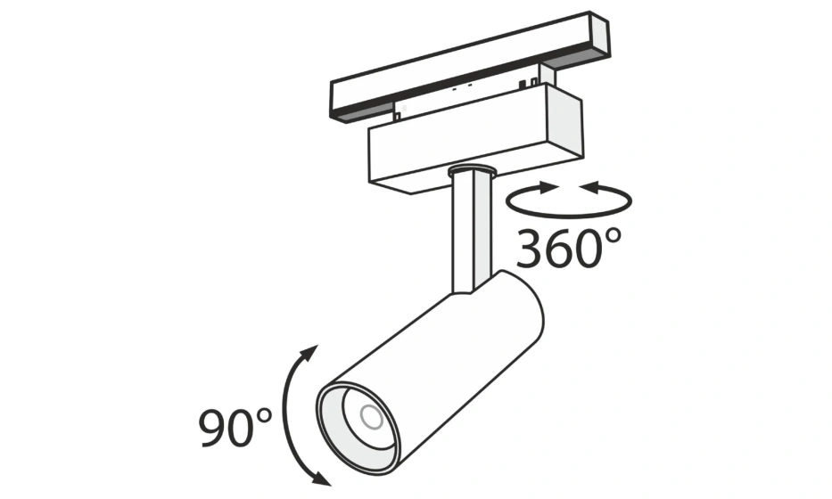 Трековый Светильник Technical Tr019-2-10W3K-B - фото 6