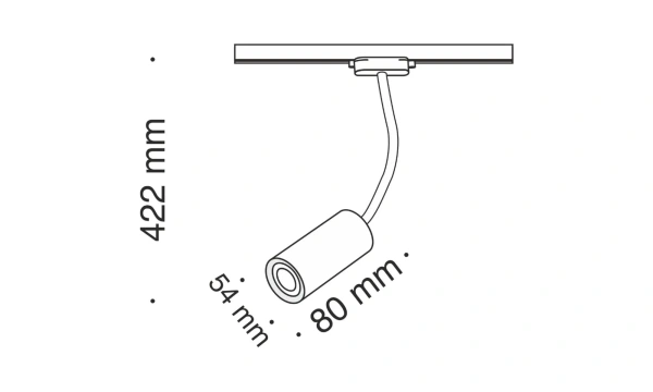 Трековый Светильник Technical Tr010-1-Gu10-B