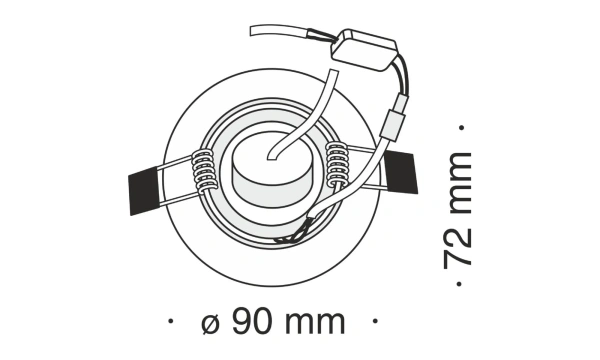 Встраиваемый Светильник Technical Dl291-2-3W-W