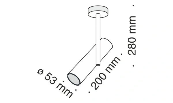 Потолочный Светильник Technical C020Cl-01W