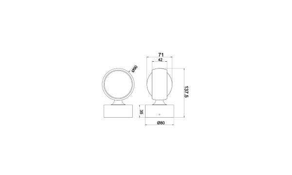 Бра Technical Mod072Wl-L8W3K