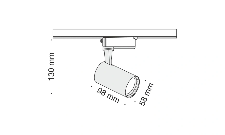 Трековый Светильник Technical Tr003-1-6W3K-B - фото 3