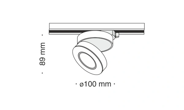 Трековый Светильник Technical Tr006-1-12W3K-W4K