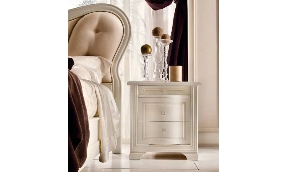 Тумбочка Ferretti & Ferretti Comodino 2 Cassetti Curvi 1 Dritto - фото 1
