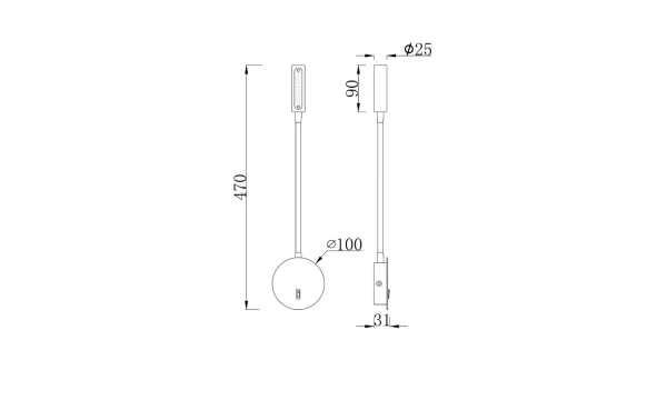Бра Technical C035Wl-L3W3K
