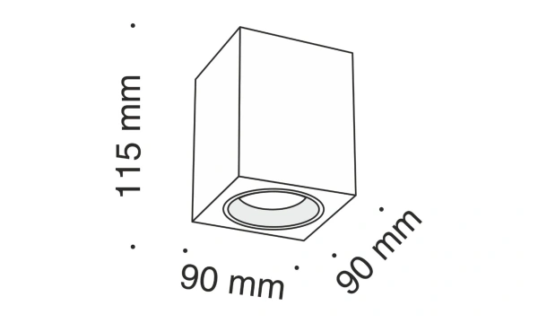 Потолочный Светильник Technical C013Cl-01W